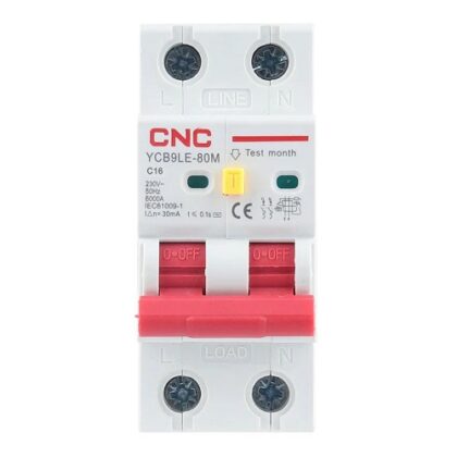 Residual Current Breaker with Over-Current 2P