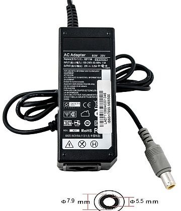 Laptop Power Adapter LENOVO 65W: 20V