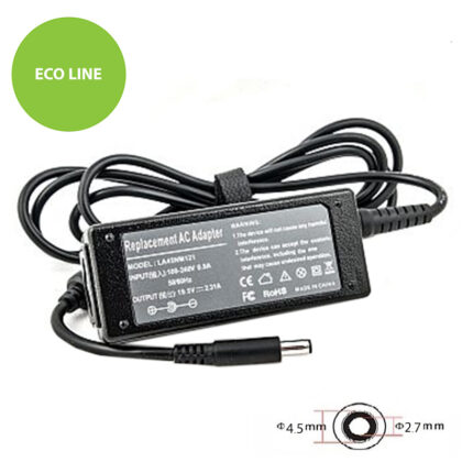 Laptop Power Adapter DELL 45W:19.5V