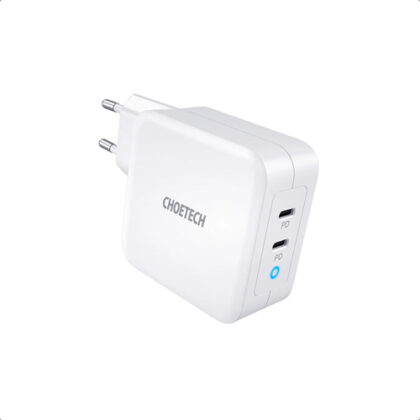 Charger CHOETECH GaN 2xUSB Type-C: 100W