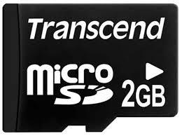 MEMORY MICRO SD 2GB/TS2GUSDC TRANSCEND  TS2GUSDC 760557812937