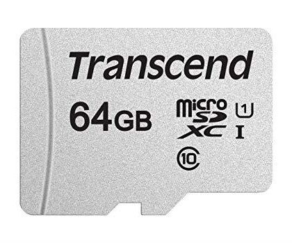 MEMORY MICRO SDXC 64GB/C10 TS64GUSD300S TRANSCEND  TS64GUSD300S 760557841050