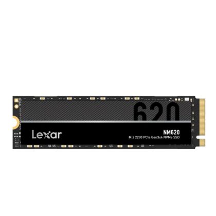 SSD LEXAR NM620 512GB M.2 PCIE NVMe Write speed 2400 MBytes/sec Read speed 3300 MBytes/sec MTBF 1500000 hours LNM620X512G-RNNNG  LNM620X512G-RNNNG 843367123155