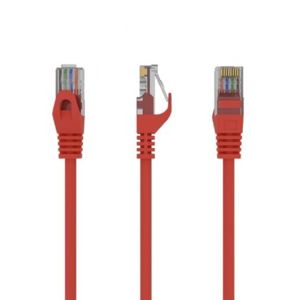 PATCH CABLE CAT6 UTP 1M/RED PP6U-1M/R GEMBIRD  PP6U-1M/R 8716309093316