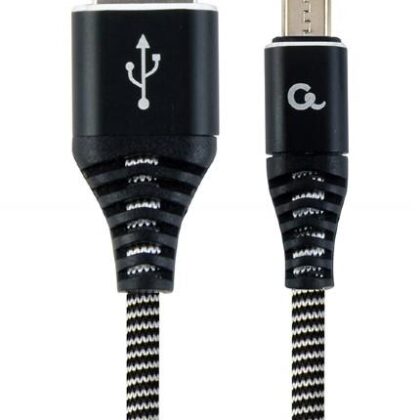 CABLE USB2 TO MICRO-USB 1M/CC-USB2B-AMMBM-1M-BW GEMBIRD  CC-USB2B-AMMBM-1M-BW 8716309105941