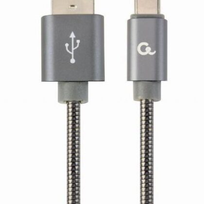 CABLE USB-C TO USB2 1M PREMIUM/CC-USB2S-AMCM-1M-BG GEMBIRD  CC-USB2S-AMCM-1M-BG 8716309106238