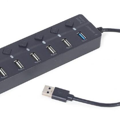 I/O HUB USB3 7PORT/UHB-U3P1U2P6P-01 GEMBIRD  UHB-U3P1U2P6P-01 8716309124737