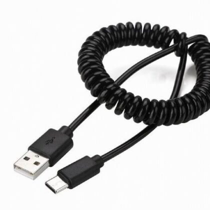 CABLE USB2 TO USB-C COILED/1.8M CC-USB2C-AMCM-6 GEMBIRD  CC-USB2C-AMCM-6 8716309126281