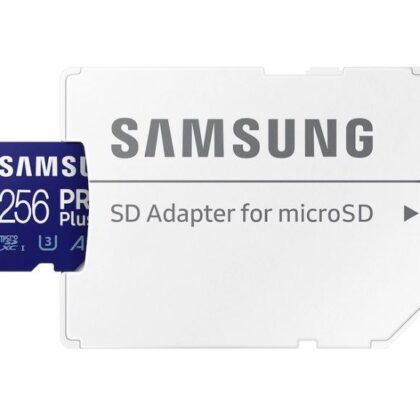 MEMORY MICRO SDXC PRO+ 256GB/W/ADAPT. MB-MD256SA/EU SAMSUNG  MB-MD256SA/EU 8806094788105