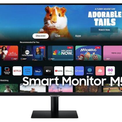 LCD Monitor SAMSUNG 27" TV Monitor/Smart Panel VA 1920x1080 16:9 60Hz Matte 4 ms Speakers Tilt Colour Black LS27DM500EUXDU  LS27DM500EUXDU 8806095547657