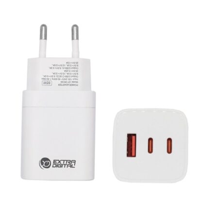 Charger EXTRA DIGITAL GaN 2x USB Type-C