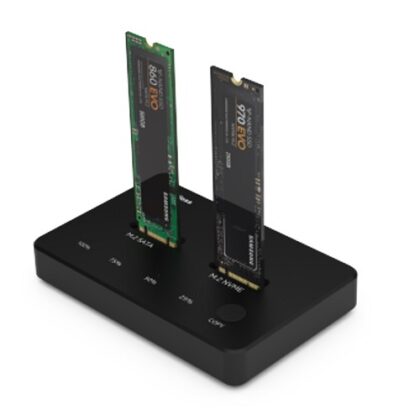 SSD Dual Bays Docking Station M.2 NVME+SATA