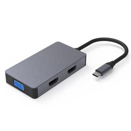 Adapter USB Type-C - 2x HDMI