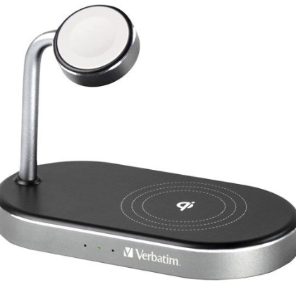 Verbatim WCS-02 3in1 Wireless Charging Station 49556V 023942495567