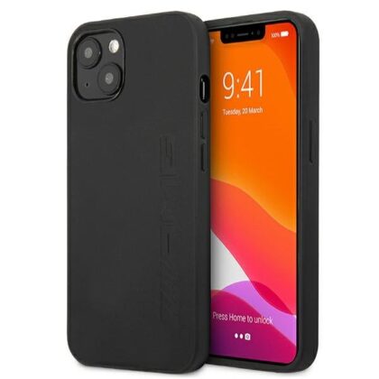 AMG AMHCP13SDOLBK Leather Back Case For Apple iPhone 13 Mini Black AMHCP13SDOLBK 3666339018856