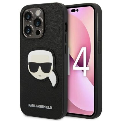 Karl Lagerfeld KLHCP14LSAPKHK Back Case for Apple iPhone 14 Pro KLHCP14LSAPKHK 3666339077051