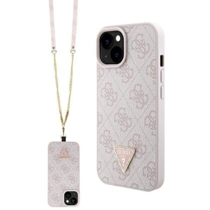 Guess Crossbody 4G Metal Logo Back Case for Apple iPhone 15 GUHCP15SP4TDSCPP 3666339147228