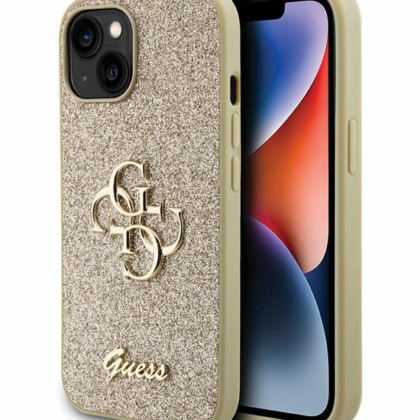 Guess Fixed Glitter Big Case for Apple iPhone 15 GUHCP15SHG4SGD 3666339147785