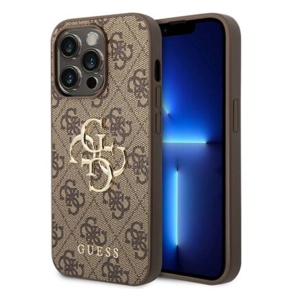 Guess 4G Big Metal Logo Back Case for Apple iPhone 15 Pro GUHCP15L4GMGBR 3666339171520