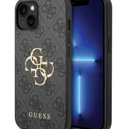 Guess PU Leather 4G Metal Logo Case for Apple iPhone 15 GUHCP15S4GMGGR 3666339171544