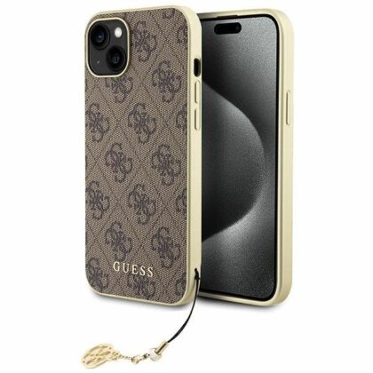 Guess 4G Charms Collection Back Case for Apple iPhone 15 Plus GUHCP15MGF4GBR 3666339171636