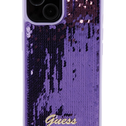 Guess HC Sequin Script Metal Case for Apple iPhone 15 GUHCP15SPSFDGSU 3666339176228