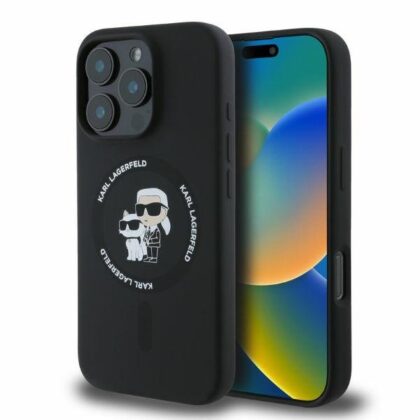 Karl Lagerfeld KLHMP16LSCMKCRHK Rear Cover for Apple iPhone 16 Pro KLHMP16LSCMKCRHK 3666339318666