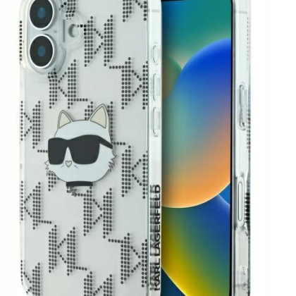 Karl Lagerfeld IML Choupette Head Electroplated Back Case for Apple iPhone 16 KLHCP16SHKLPCHT 3666339319885