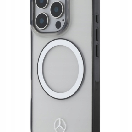 Mercedes Printed logo MagSafe Back Case for Apple iPhone 16 Pro MEHMP16L23HUOKC 3666339326067