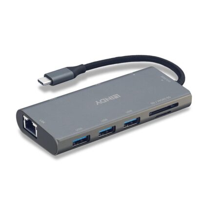 I/O DOCKING STATION USB3.2/HDMI//RJ45/VGA 43278 LINDY  43278 4002888432788