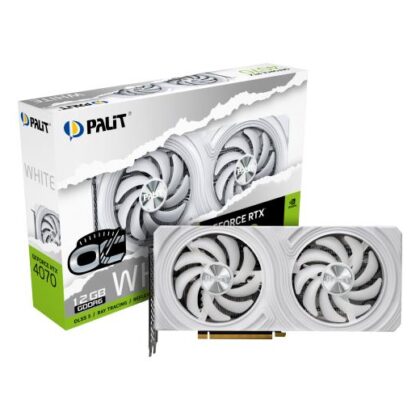 Graphics Card PALIT NVIDIA GeForce RTX 4070 12 GB GDDR6 192 bit PCIE 4.0 16x Dual Slot Fansink 1xHDMI 3xDisplayPort NE64070S19K9-1048L  NE64070S19K9-1048L 4710562244731