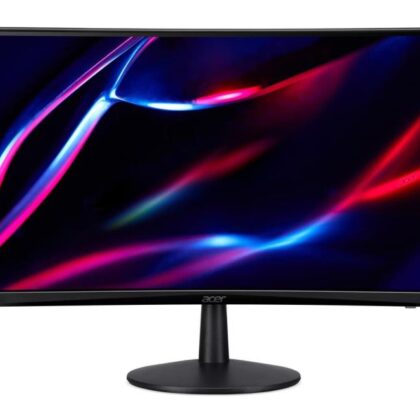 LCD Monitor ACER ED240QS3BMIIPX 24" Gaming/Curved Panel VA 1920x1080 16:9 165 Hz Matte 1 ms Tilt Colour Black UM.UE0EE.301  UM.UE0EE.301 4711121531156