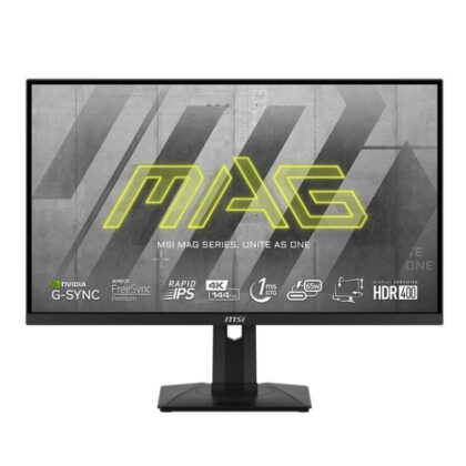 LCD Monitor MSI MAG 274UPF 27" 4K Panel IPS 3840x2160 16:9 144Hz Matte 1 ms Swivel Pivot Height adjustable Tilt Colour Black MAG274UPF  MAG274UPF 4711377032209