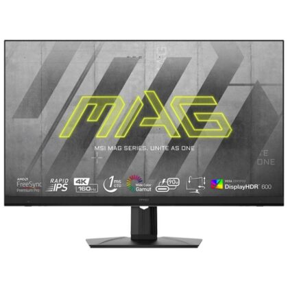 LCD Monitor MSI MAG 323UPF 32" Gaming/4K Panel IPS 3840x2160 16:9 160Hz Matte 1 ms Swivel Height adjustable Tilt Colour Black MAG323UPF  MAG323UPF 4711377085847