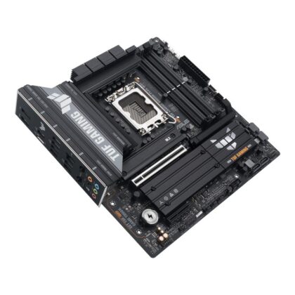 Mainboard ASUS Intel B860 Express LGA1851 Micro-ATX Memory DDR5 Memory slots 4 1xPCI-Express 4.0 4x	 1xPCI-Express 5.0 16x 3xM.2 1xHDMI 1xDisplayPort 1xUSB 2.0 4xUSB 3.0 2xUSB 3.2 1xUSB-C 1xOptical S/PDIF 1xRJ45 5xAudio port GAMINGB860M-PLUSWIFI  TUF GAMING B860M-PLUS WIFI 4711387783092