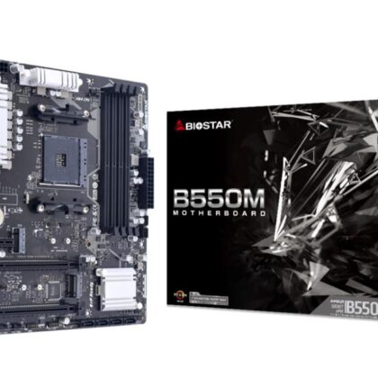 Mainboard BIOSTAR AMD B550 SAM4 MicroATX Memory DDR4 Memory slots 4 1xPCI-Express 3.0 1x 1xPCI-Express 3.0 16x 1xPCI-Express 4.0 16x 2xM.2 1x15pin D-sub 1xDVI-D 1xHDMI 2xUSB 2.0 4xUSB 3.2 1xPS/2 1xRJ45 3xAudio port B550MX/EPRO  B550MX/EPRO 4712960685130