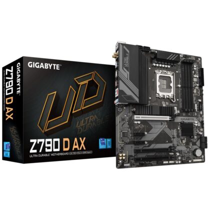 Mainboard GIGABYTE Intel Z790 LGA1700 ATX Memory DDR5 Memory slots 4 2xPCI-Express 3.0 1x 1xPCI-Express 3.0 16x 1xPCI-Express 4.0 16x 1xPCI-Express 5.0 16x 3xM.2 1xHDMI 1xDisplayPort 2xUSB 2.0 5xUSB 3.2 1xUSB-C 1xPS/2 1xRJ45 3xAudio port Z790DAX  Z790DAX 4719331860592