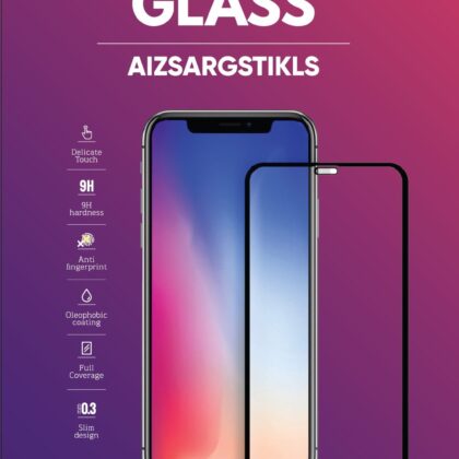 Mocco Full Face / Full Glue Tempered Glass Full Coveraged with Frame Samsung Galaxy A30S / A50 / A30 Black MC-5D-SA-A30-BK 4752168066041