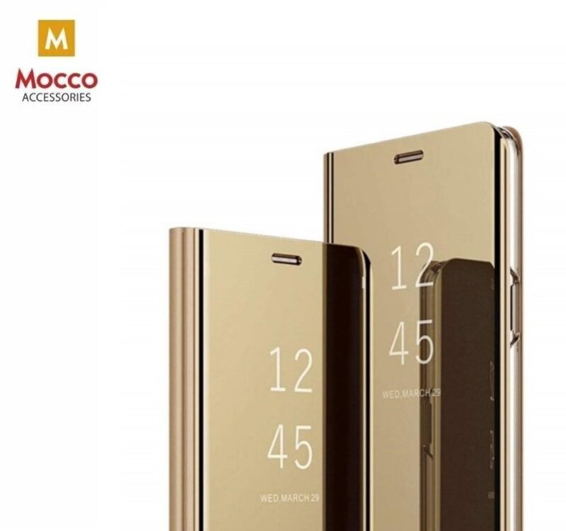 Mocco Clear View Cover Case For Samsung A305 Galaxy A30 Gold MO-CL-SA-A30-GO 4752168068083