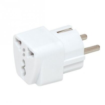 Mocco Travel Adapter USA / UK -> EU (220V) White MC-USA/UK/EU-WH 4752168072608