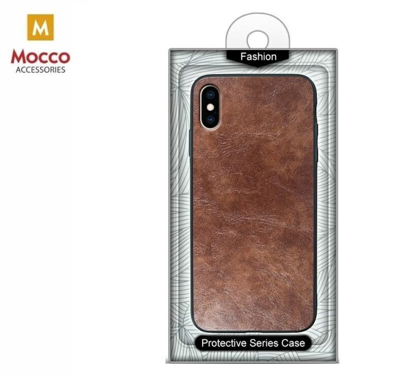 Mocco Business Silicone Back Case for Xiaomi Mi Note 10 / Mi Note 10 Pro / Mi CC9 Brown (EU Blister) MO-BUS-MINOT10-BR 4752168077986