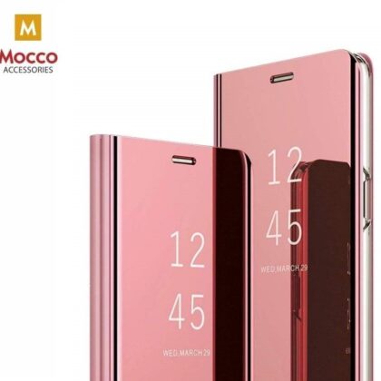 Mocco Clear View Cover Case For Samsung Galaxy A42 5G Pink MO-CL-SA-A42-PI 4752168095683