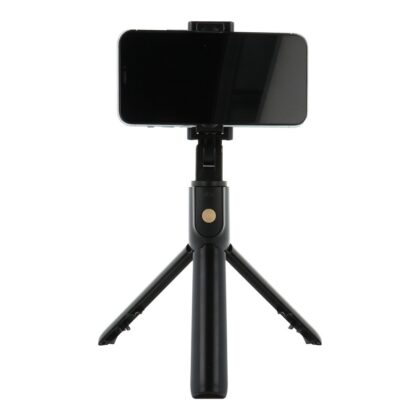 RoGer 2in1 Selfie Stick + Tripod Telescopic Stand with Bluetooth Remote Control RO-SELF-2IN1-BK 4752168096383