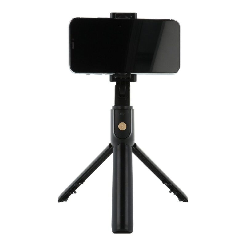 RoGer 2in1 Selfie Stick + Tripod Telescopic Stand with Bluetooth Remote Control RO-SELF-2IN1-BK 4752168096383