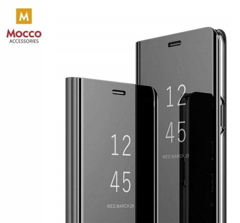 Mocco Clear View Cover Case For Xiaomi Redmi Note 8 Black MO-CL-XIA-RN8-BK 4752168113028