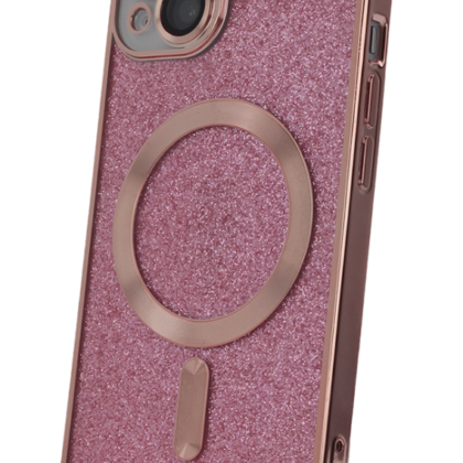 Mocco Glitter Chrome MagSafe Case for Apple iPhone 13 MC-GC-IPH-13-PN 4752168116210