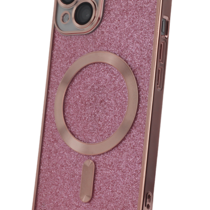 Mocco Glitter Chrome MagSafe Case for Apple iPhone 15 Pro Max MC-GC-IPH15PM-PN 4752168119617