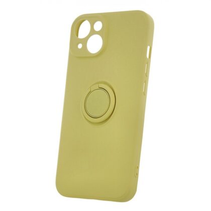 Mocco Finger Grip Back Case for Apple iPhone 16 Pro MO-FG-IP-16PR-YE 4752168145364