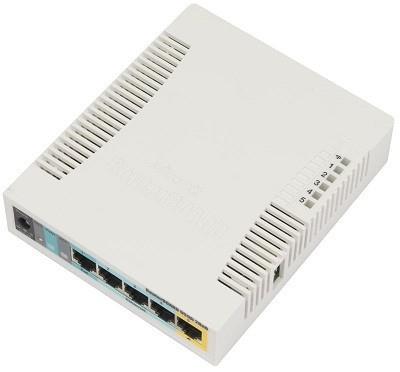 Access Point MIKROTIK IEEE 802.11b IEEE 802.11g IEEE 802.11n 1xUSB 2.0 5x10/100M RB951UI-2HND  RB951UI-2HND 4752224001146