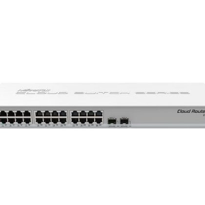 Switch MIKROTIK 24x10Base-T / 100Base-TX / 1000Base-T 2xSFP+ CRS326-24G-2S+RM  CRS326-24G-2S+RM 4752224002198